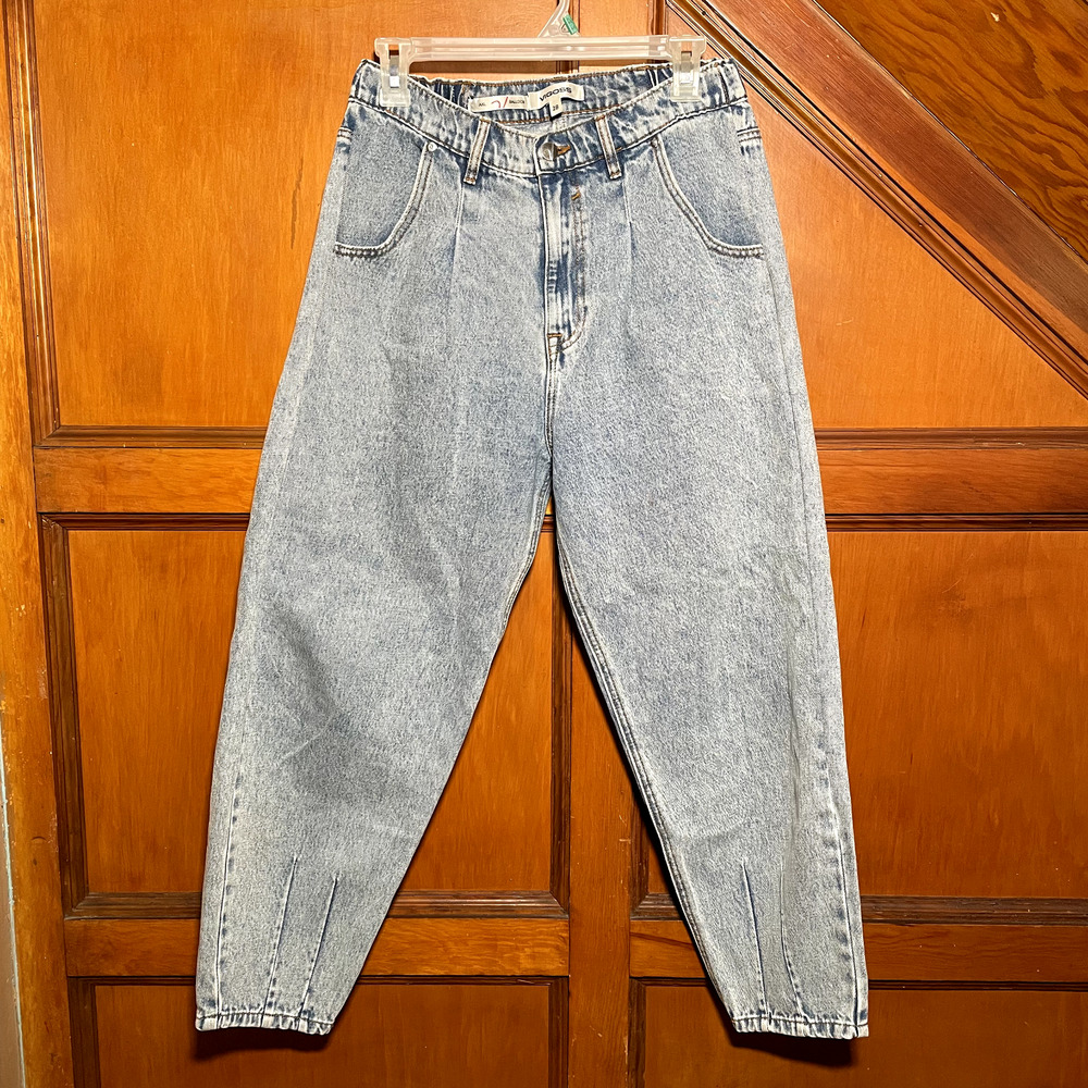 Vigoss Loose Fit Jeans - Size 28 - Light blue - 90s, Vintage Style, Mom Jeans